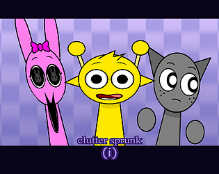 Sprunki Clutter RECREATION:BY ME game screenshot