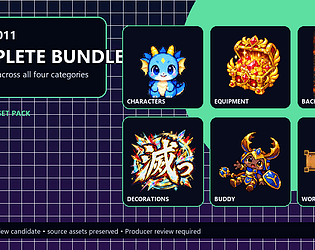 GAME-0011 Complete Pixel Art Bundle