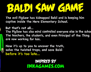 BALDI SAW GAME game screenshot