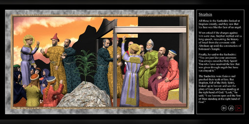 Cover image for Legend of St. Stephen: St. Stephen Preaching / St. Stephen before the High Priest and Elders of the Sanhedrin