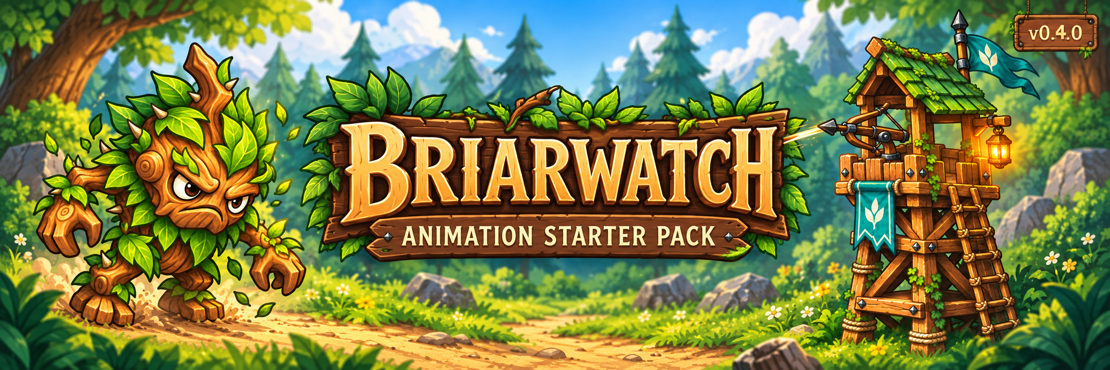 Briarwatch Animation Starter Pack — Forest Tower Defense Sprites