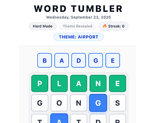 Word Tumbler