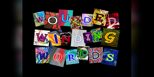 Cover image for WOUNDED WINDING WORLDS