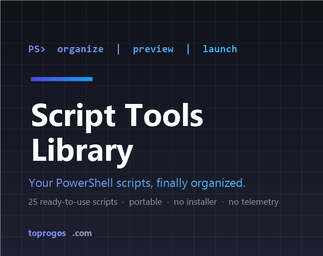 Cover image for Script Tools Library