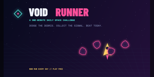 Cover image for VOIDRUNNER