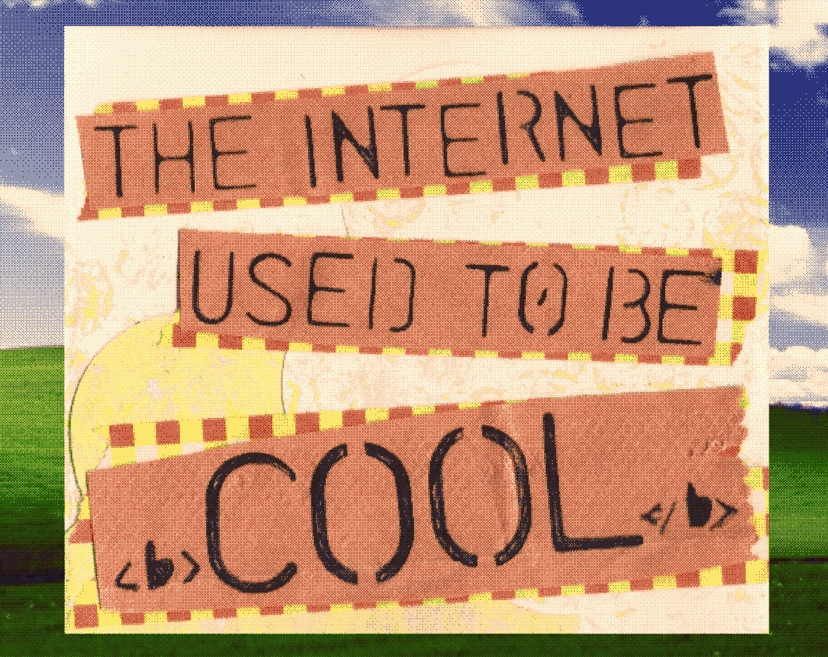 Cover image for The Internet Used to be Cool