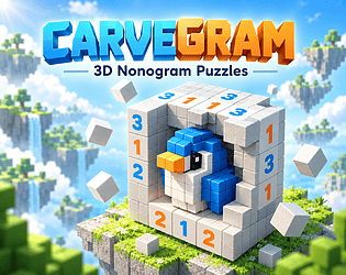 Carvegram - 3D Nonogram Puzzles game screenshot