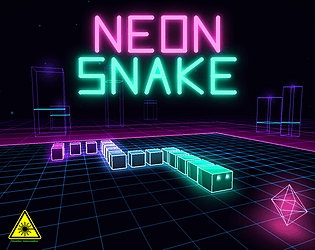 Neon Snake game screenshot