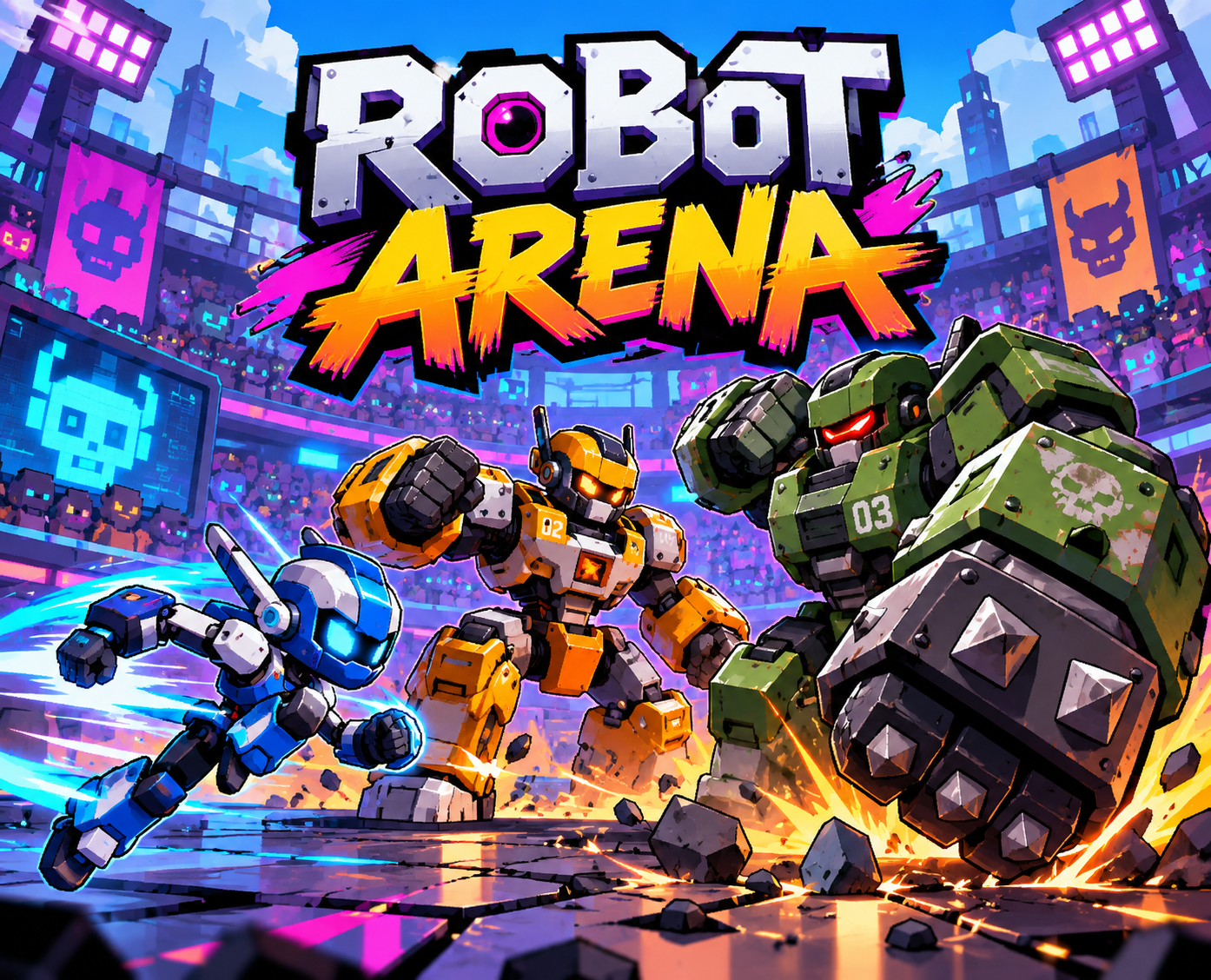 Cover image for ROBOT ARENA