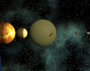Solar System game screenshot