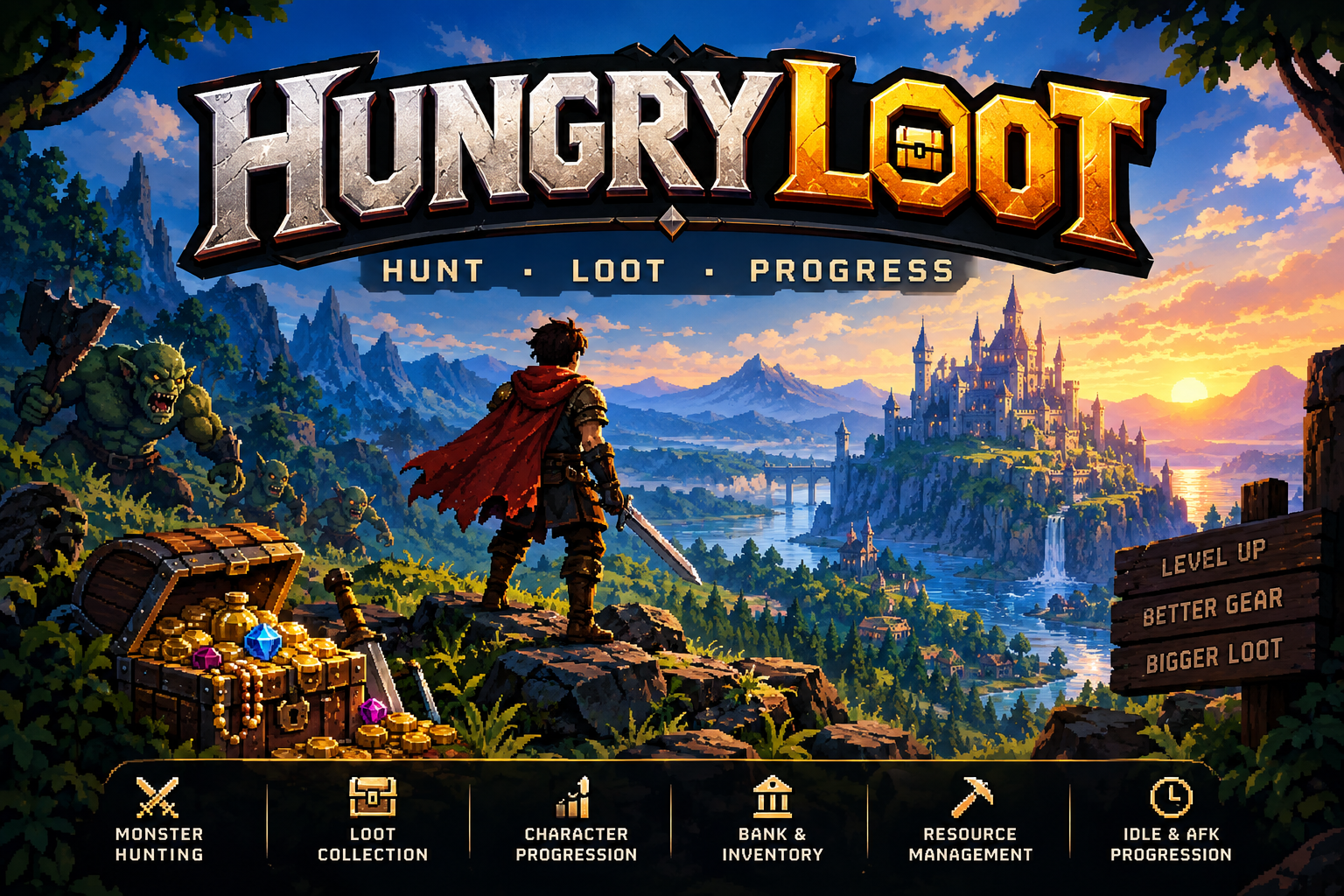 Cover image for HungryLoot Idle MMO