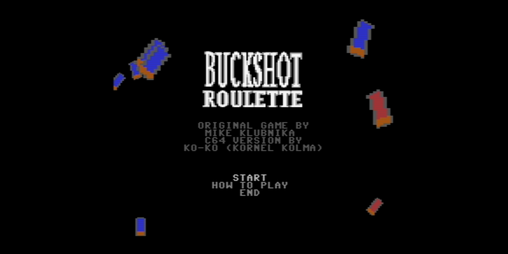 Cover image for Buckshot Roulette for the Commodore 64 / C64