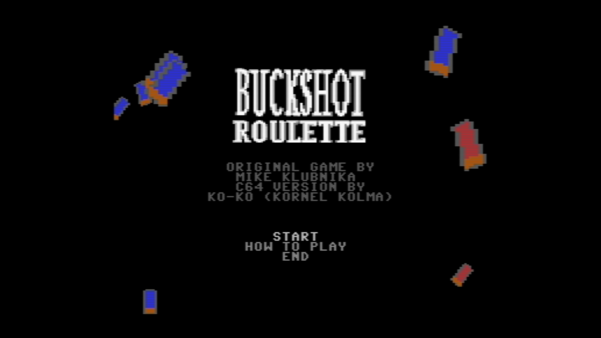 Cover image for Buckshot Roulette for the Commodore 64 / C64