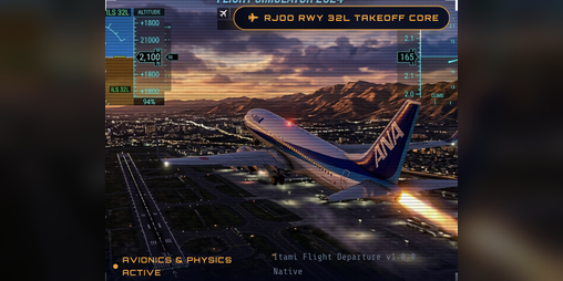 Cover image for Flight Departure Simulator - Osaka Itami Airport