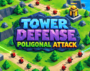 Tower defese: Polygonal attack game screenshot
