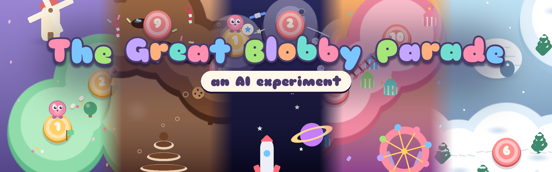 The Great Blobby Parade - AI Experiment