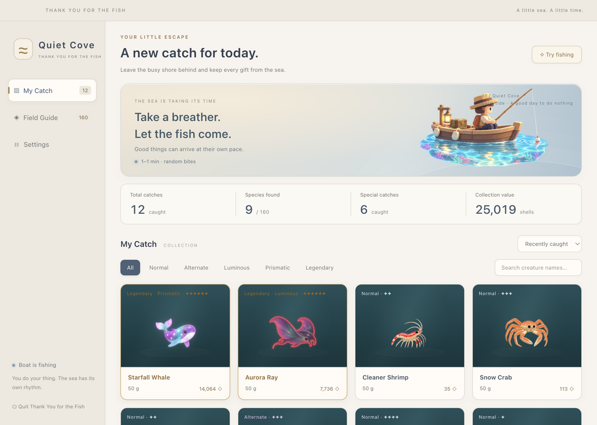 Sample collection in the English interface