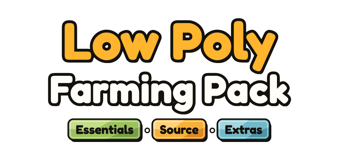 Low poly farming Pack