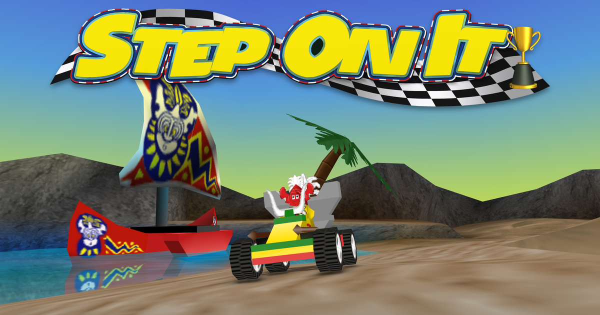 Cover image for Step On It: A Lego Racers Remake
