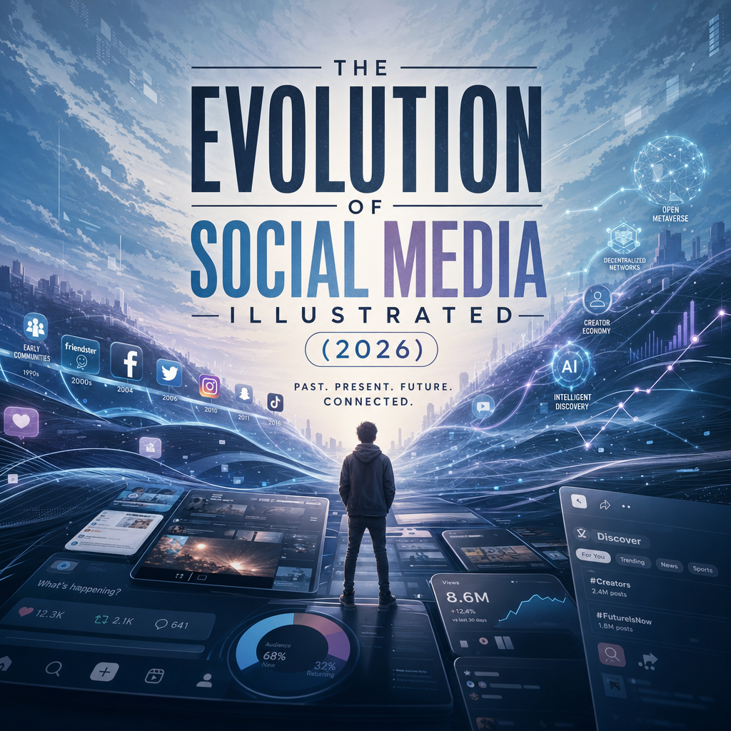 Cover image for The Evolution of Social Media Illustrated (2026)