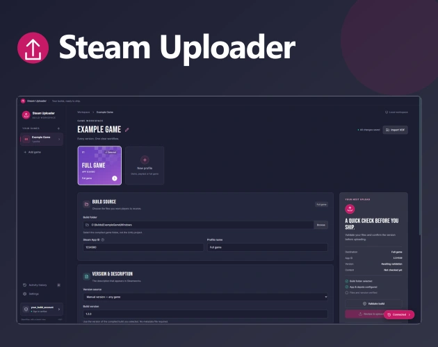 Cover image for Steam Uploader