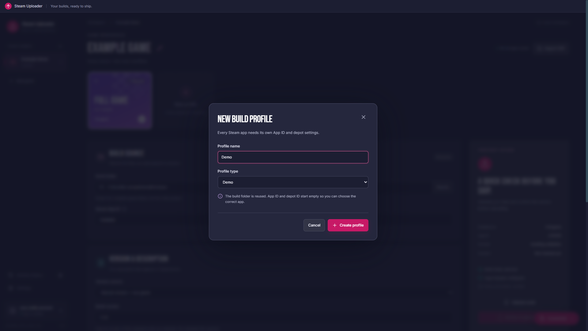 10. Add another profile without reusing destination IDs automatically.