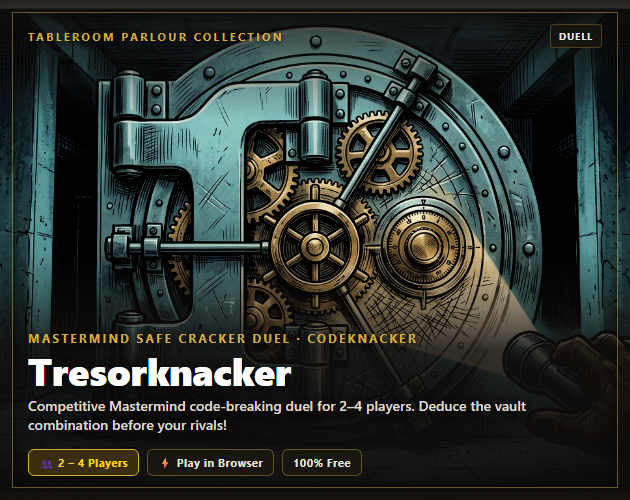 Cover image for Tresorknacker – Mastermind Safe Cracker Duel