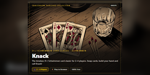 Cover image for Knack – 31 & Schwimmen Card Lounge