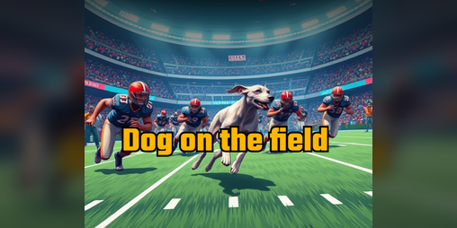 Cover image for Dog on the field