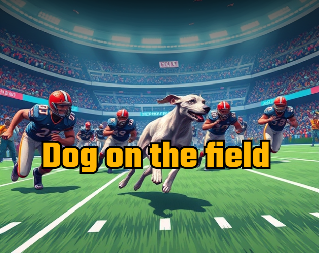 Cover image for Dog on the field