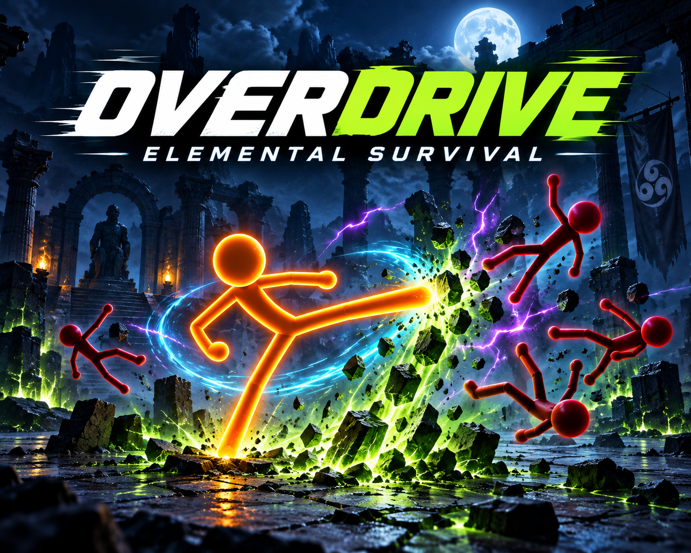 Cover image for OVERDRIVE — Elemental Survival