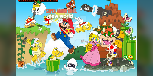 Cover image for Super mario bros. ⁚ new world