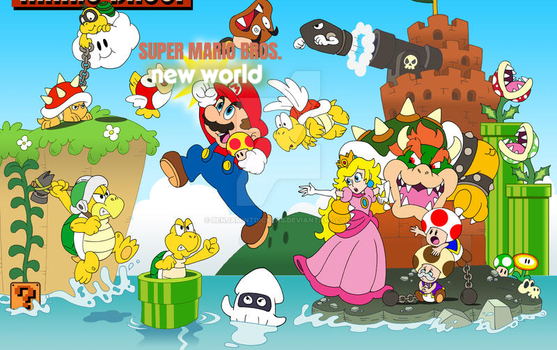 Cover image for Super mario bros. ⁚ new world