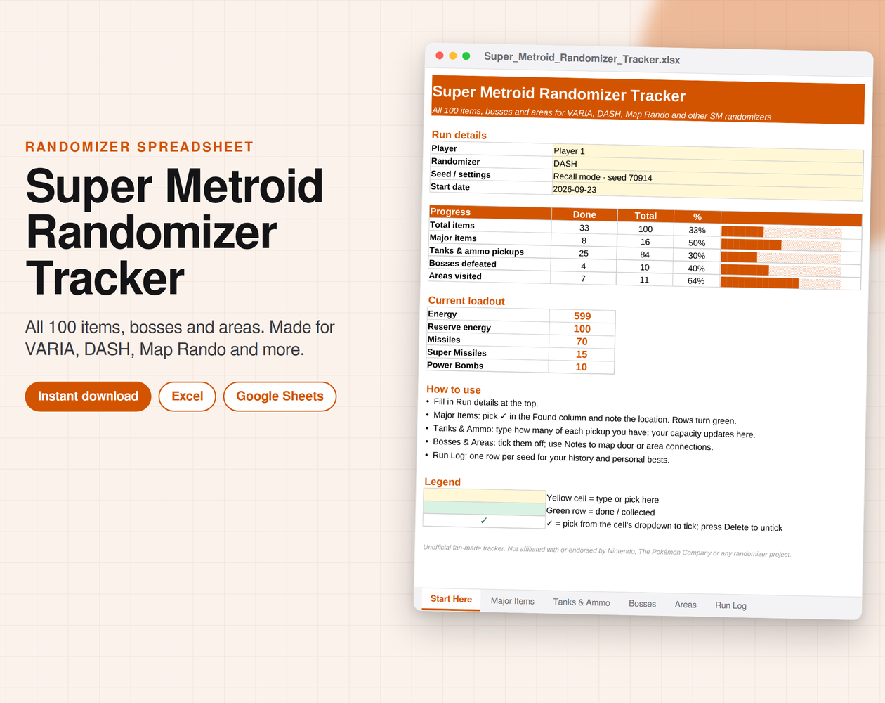Cover image for Super Metroid Randomizer Tracker