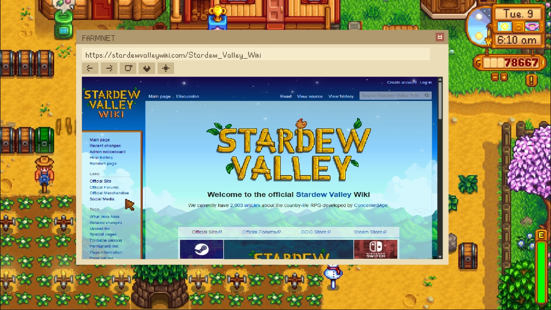 Cover image for Stardew Valley Farm Net
