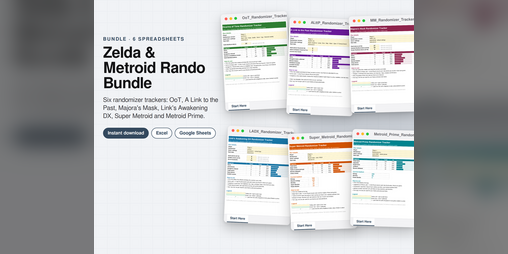 Cover image for Zelda & Metroid Randomizer Bundle