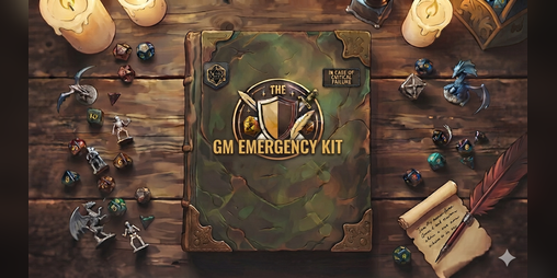 Cover image for The GM Emergency Kit: 50 Instant Fixes for Any TTRPG