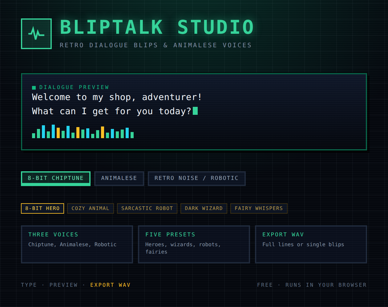 Cover image for BlipTalk Studio