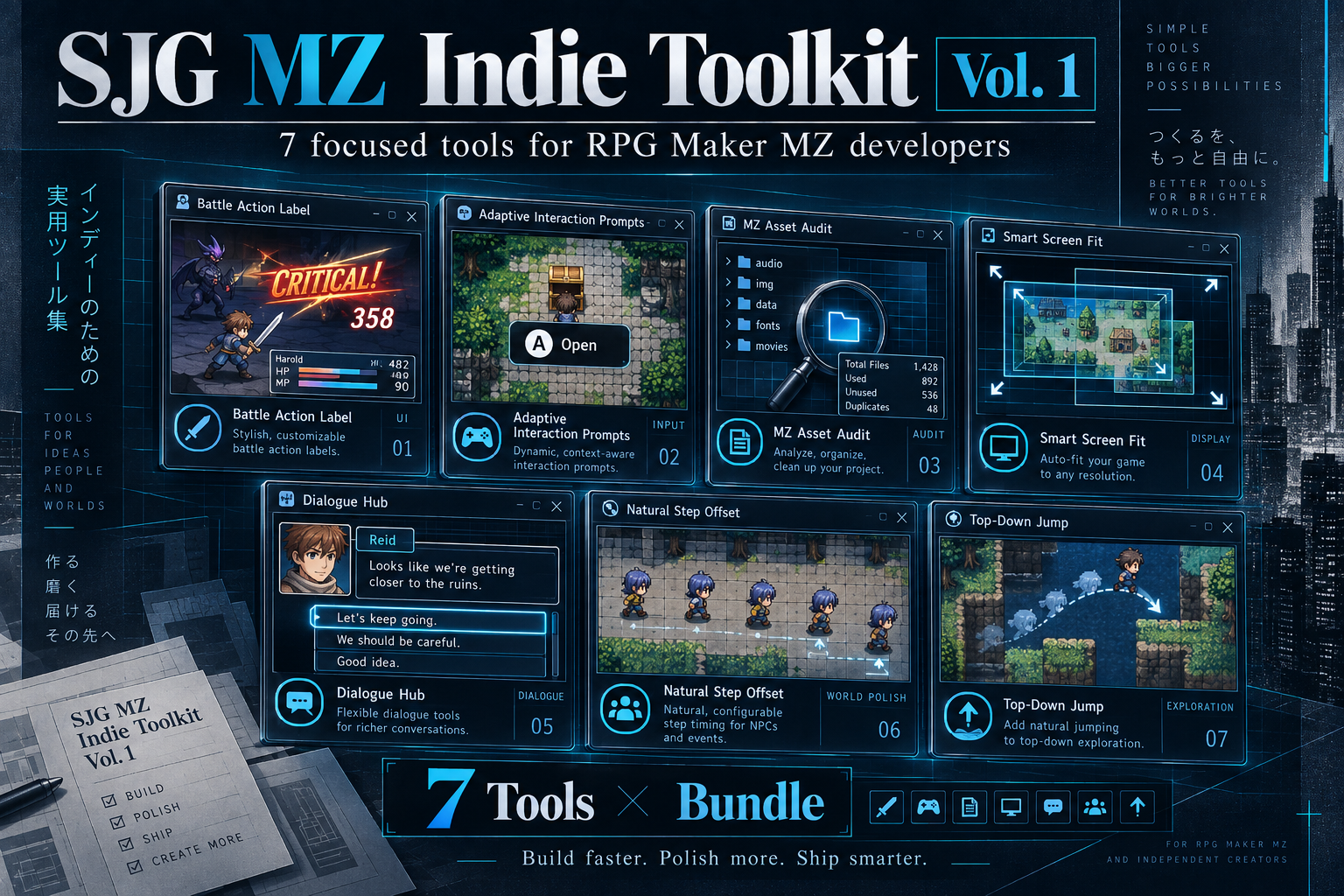 Cover image for SJG MZ Indie Toolkit Vol. 1