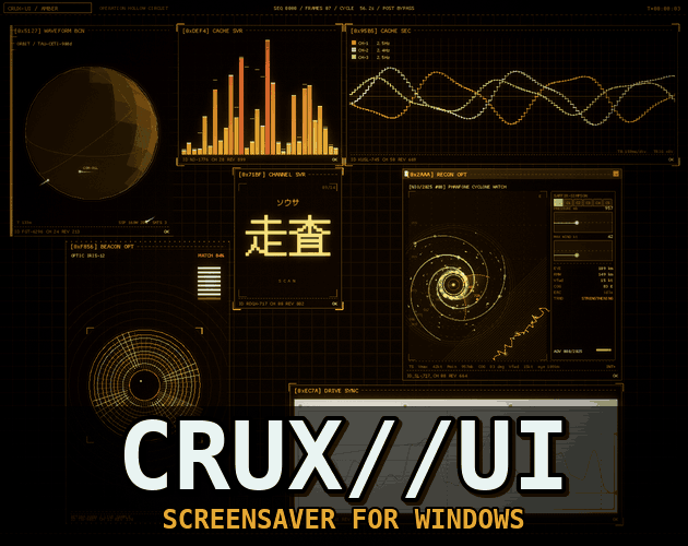 Cover image for CRUX//UI SCREENSAVER