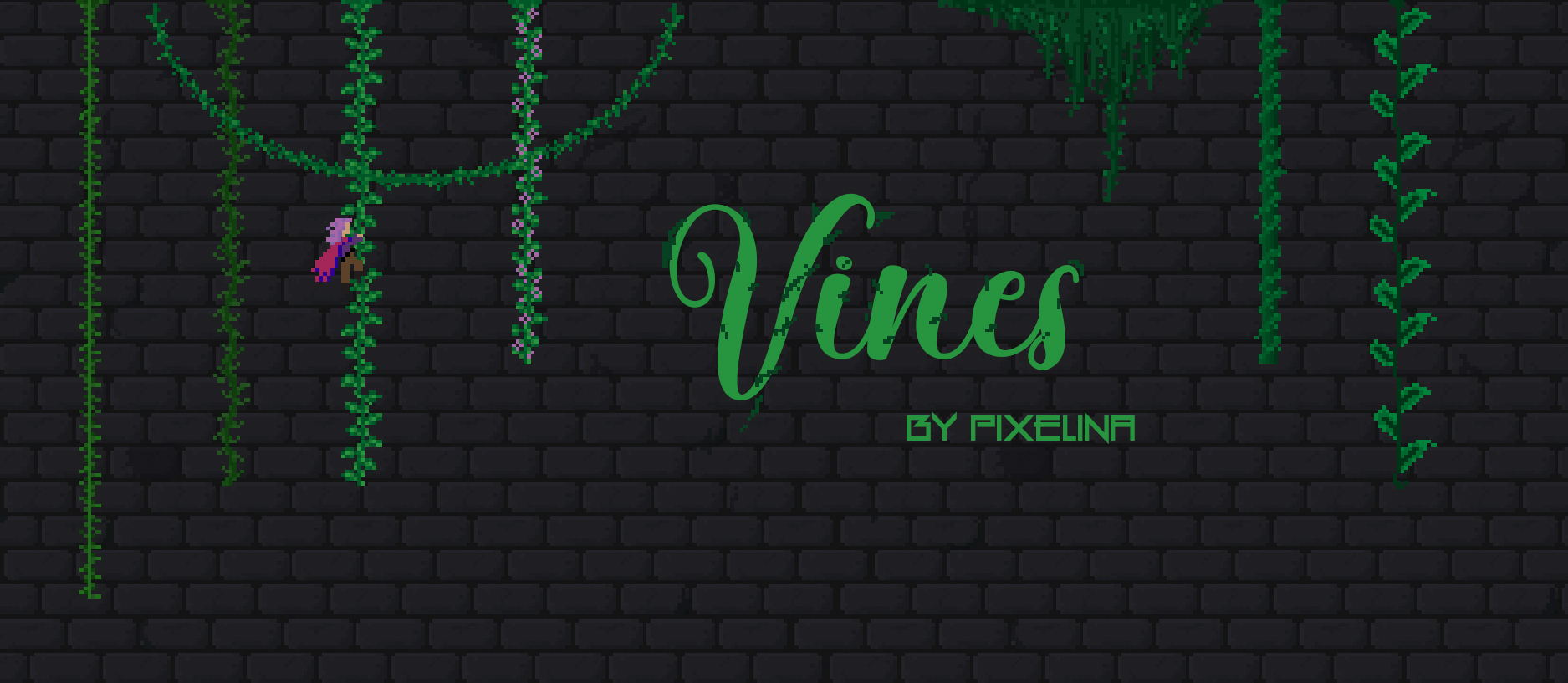 Vines Pixel Asset Pack by Pixelina by Pixelina