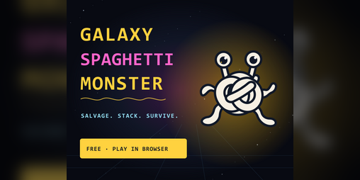 Cover image for Galaxy Spaghetti Monster