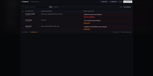 Cover image for StringGuard - Game Localization CSV Linter
