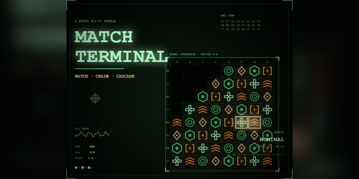 Cover image for Match Terminal: A Retro Sci-Fi Puzzle