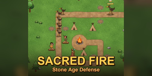Cover image for Sacred Fire – Stone Age Defense
