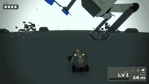 The Walker's wreck closing around the Mole shell: a tier-up