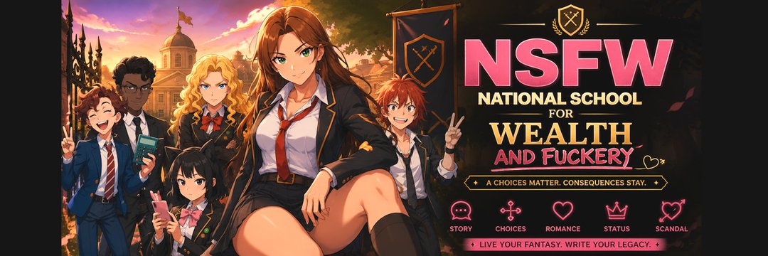 Cover image for National School for Wealth... & Fuckery