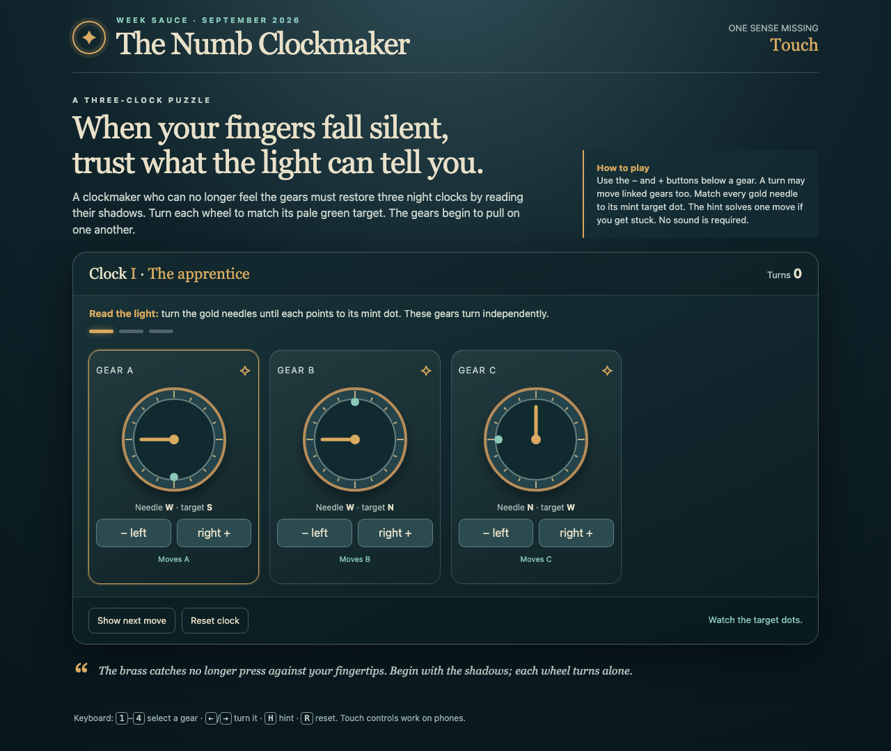Cover image for The Numb Clockmaker