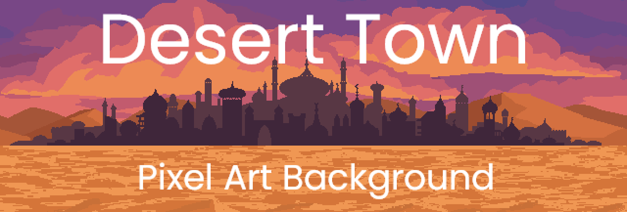 Desert Town Background