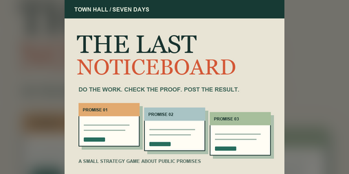 Cover image for The Last Noticeboard